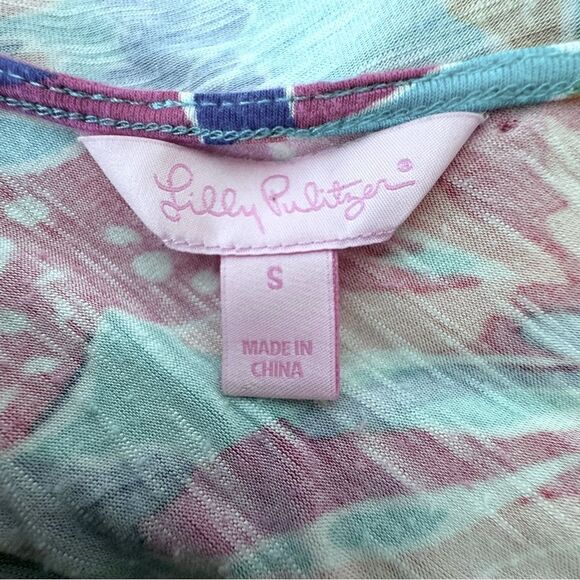 Lilly Pulitzer Lauren Maxi Dress Floral Trippin and Slippin SZ S - Picture 10 of 14